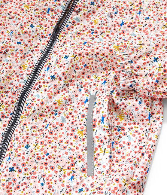 Girls' WIndbreaker MARSHMALLOW white/MULTICO white