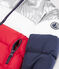 Boys' puffer jacket SMOKING blue/TERKUIT red/MARSHMALLOW
