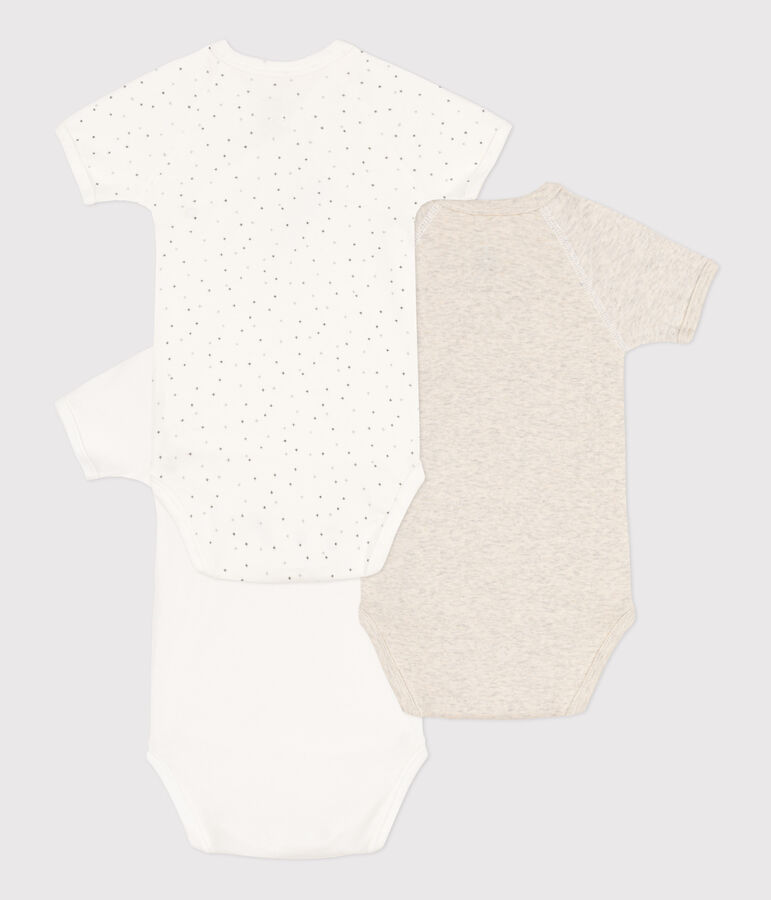 Babies' Organic Cotton Bodysuits - 3-Pack multicolor