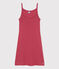Women's Plain Openwork Cotton Babydoll Nightdress PAPI pink