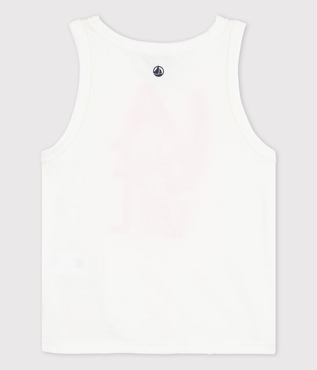 Girls' Cotton Vest white