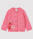 Baby girl's cardigan with print