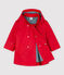 Baby Girls' Polyurethane Trench coat TERKUIT red