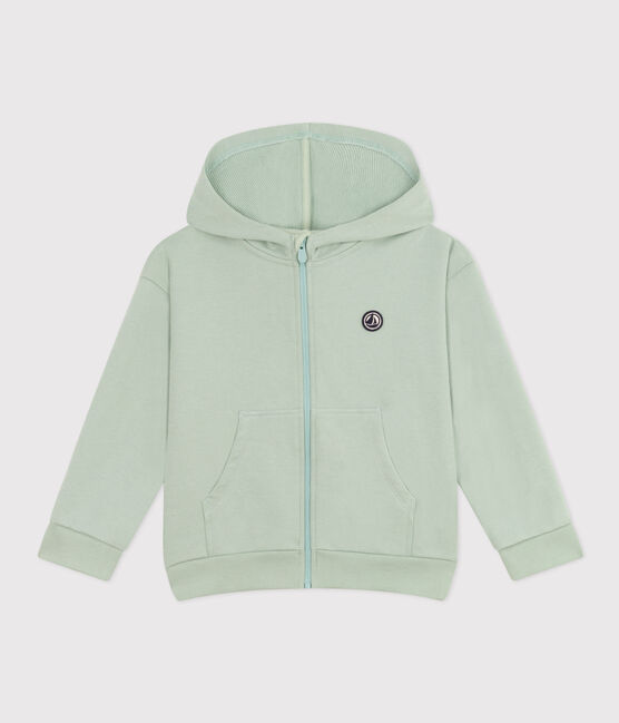 Boys' Fleece Zip-up Hoodie HERBIER green