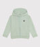 Boys' Fleece Zip-up Hoodie HERBIER green