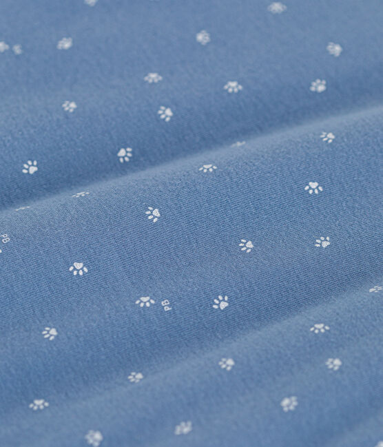 Babies' Cotton 2 TOG Sleeping Bag BEACH blue/MARSHMALLOW