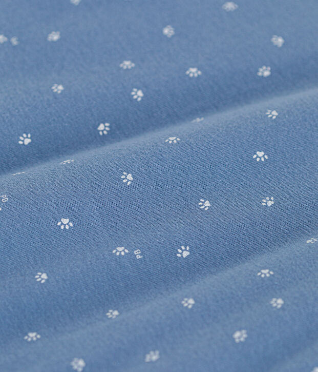 Babies' Cotton 2 TOG Sleeping Bag blue/white