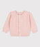 Babies' Cotton Knit Cardigan SALINE pink