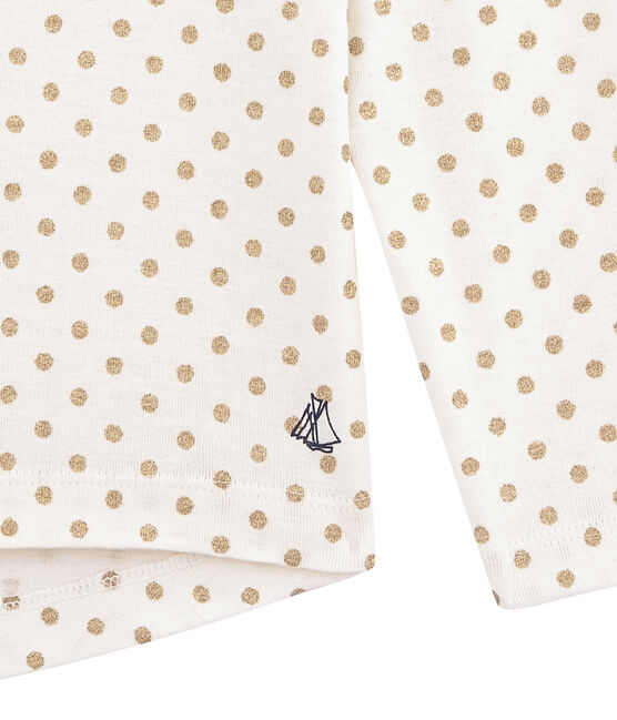 Long sleeved T-shirt MARSHMALLOW white/DORE yellow