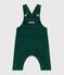 Babies' long-leg dungarees in plain corduroy TREE