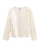 Girls' Cardigan MARSHMALLOW white/COPPER pink