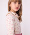Children's long-sleeved printed cotton T-shirt MILK /MULTICO