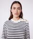 Women's striped cotton sailor-striped jumper