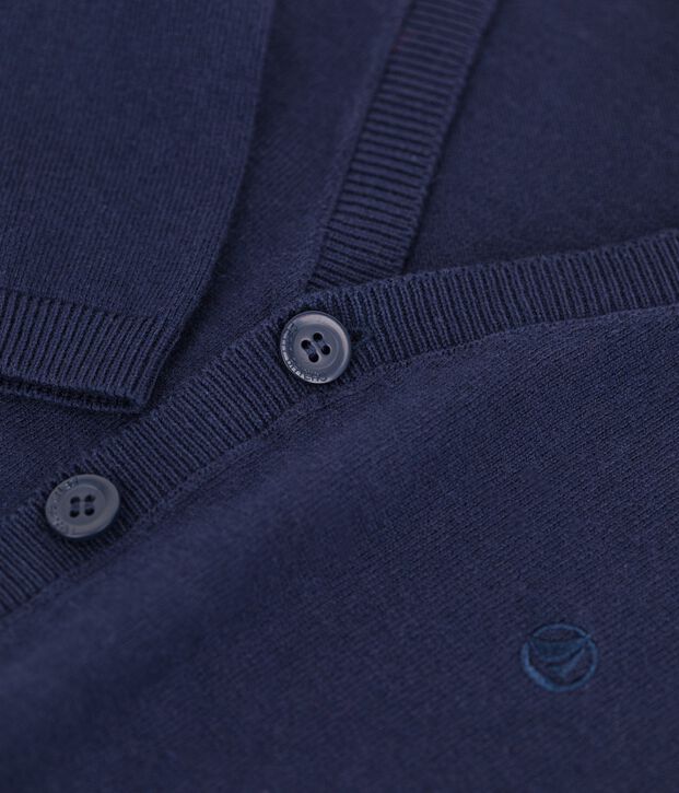 Boys' Wool/Cotton Cardigan SMOKING