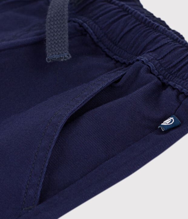 Children's Bermuda shorts in plain cotton SOIR