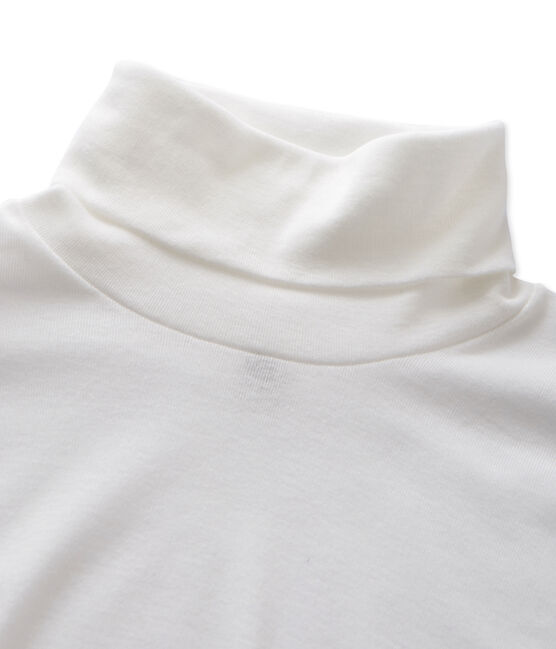 Women's undersweater in light cotton Lait white