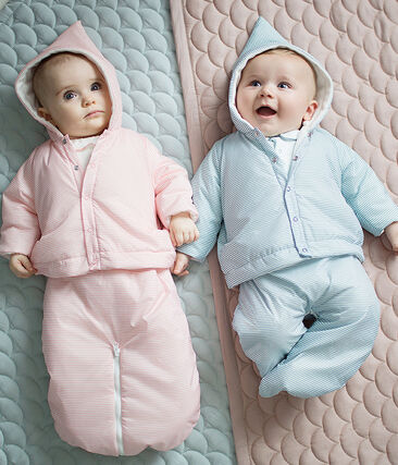 Unisex Baby 3 In 1 Snowsuit Fontaine Marshmallow Petit Bateau Unisex Baby 3 In 1 Snowsuit Fontaine Marshmallow Petit Bateau