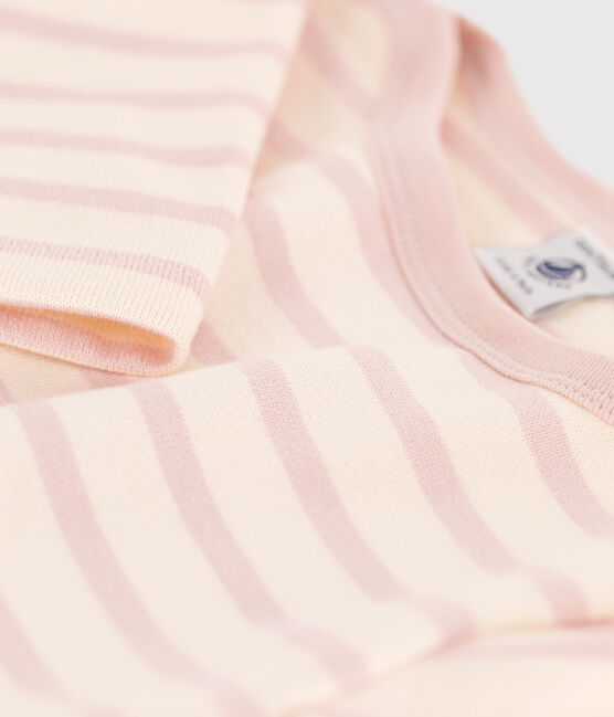 Children's Unisex Breton Top AVALANCHE white/SALINE