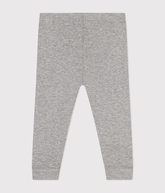 Babies' Cotton Leggings CHATON CHINE grey