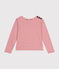 Women's Buttoned Cotton Breton Top ROSEWOOD pink/AVALANCHE