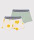 Boys' Palm Tree Print Cotton Boxer Shorts - 2-Pack