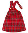 Baby Girls' Checked Dungarees/Dress TERKUIT red/MULTICO CN white