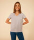 Women's Straight V-Neck Cotton T-Shirt