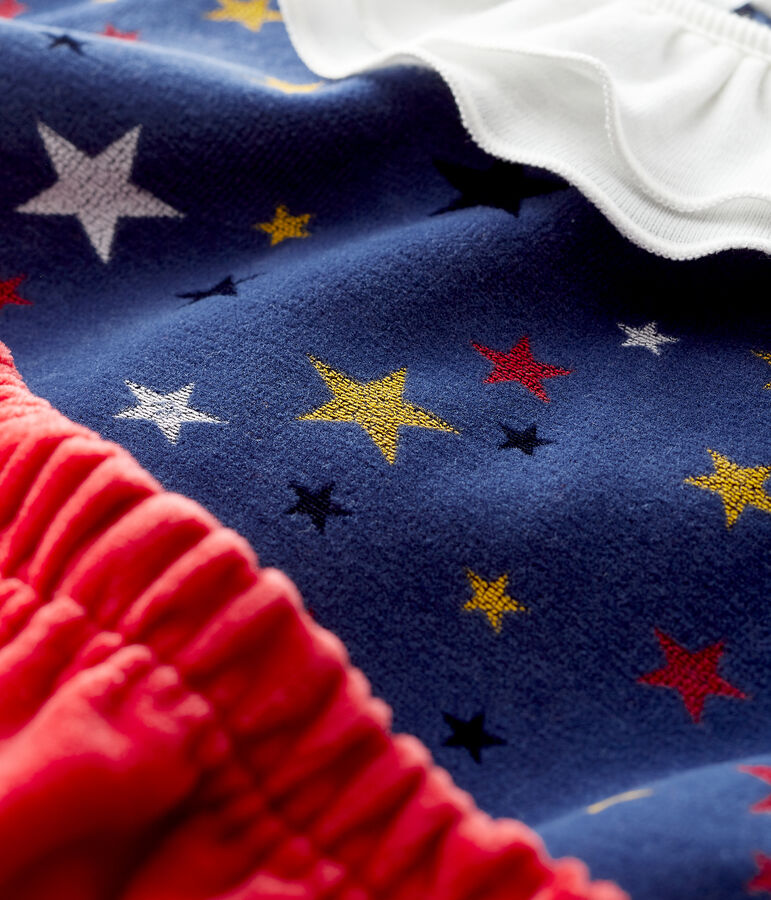 Baby girl's 2-piece set blue/multicolor