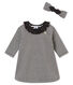 Baby girl's striped dress and headband
