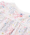 Girls' Ribbed Cropped Pyjamas MARSHMALLOW white/MULTICO white