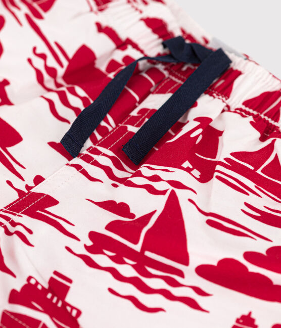 Babies' Recycled Fabric Swim Shorts AVALANCHE red/ROUGE
