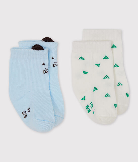 Set of 2 pairs of socks for baby boys variante 1