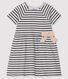 Baby Girls' Striped Short-Sleeved Dress