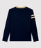 Boys' Long-Sleeved Cotton T-Shirt SMOKING blue