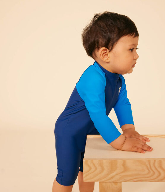 Babies' UV-protect swimming onesie MEDIEVAL /SURF