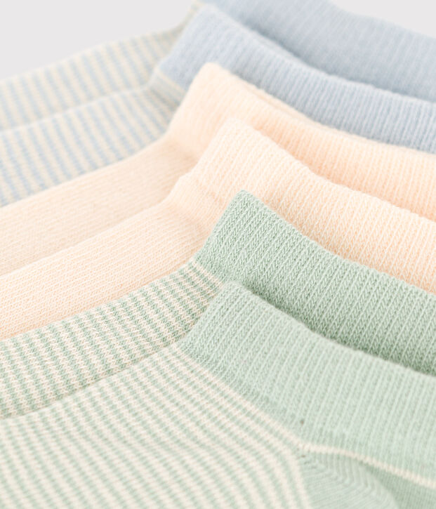 Children's Pinstriped Socks - 3-Pack multicolor
