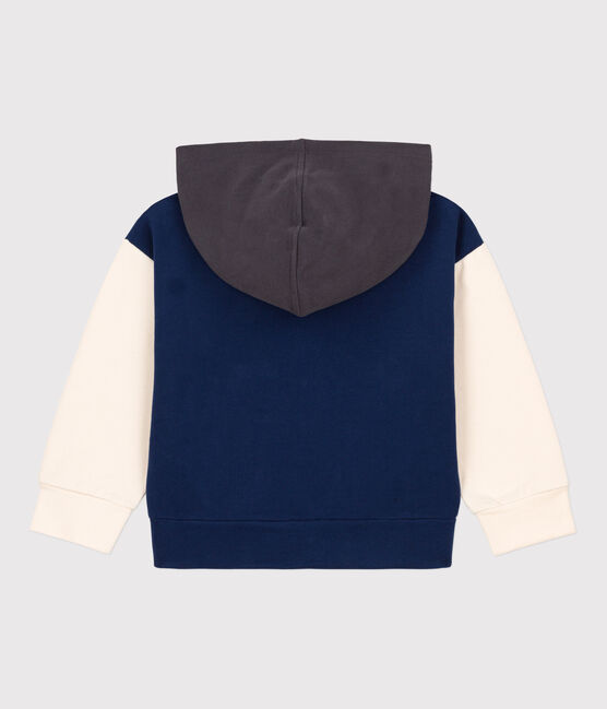 Unisex Hooded Sweatshirt MEDIEVAL blue/MULTICO white