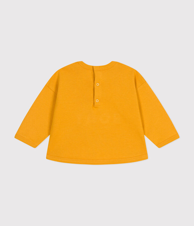 Babies' Fleece Sweatshirt BOUDOR yellow