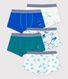 Boys' Sealife Pattern Boxer Shorts - 5-Pack