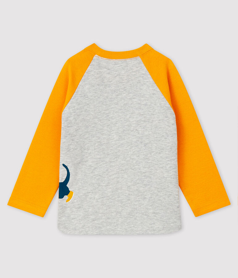 Baby boy's t-shirt grey/yellow
