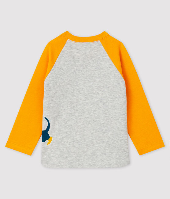 Baby boy's t-shirt BELUGA grey/BOUDOR yellow
