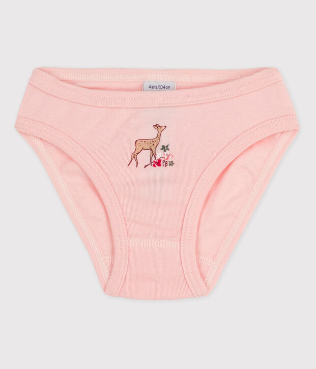 Girls' Cotton Briefs pink