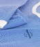 Children's Unisex Pinstriped Cotton Pyjamas PERSE blue/MARSHMALLOW white
