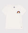 Girls' Lightweight Jersey T-Shirt MARSHMALLOW white
