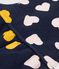Babies' Tube Knit Dungarees SMOKING blue/MULTICO white