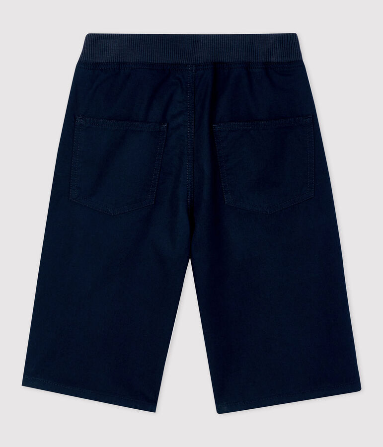 Boys' Cotton Serge Bermuda Shorts blue