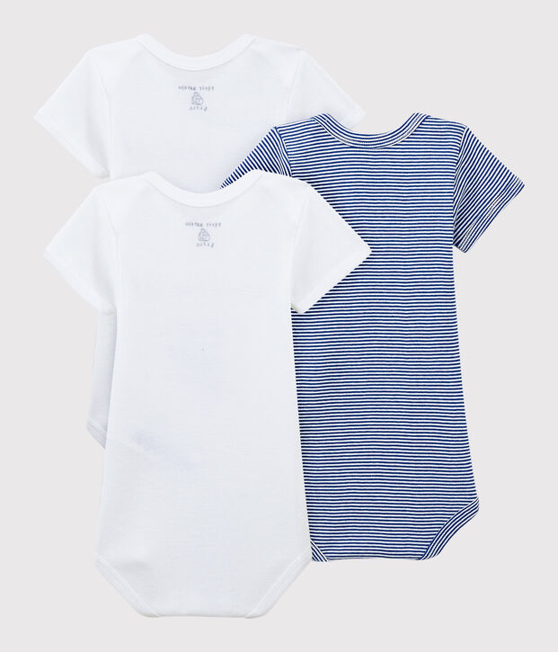 Babies' Serge Bloch Short-Sleeved Bodysuit - 3-Piece Set multicolor