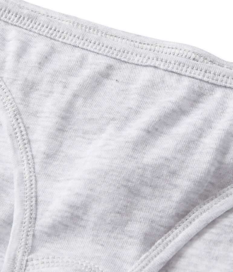 Women's light cotton briefs grey