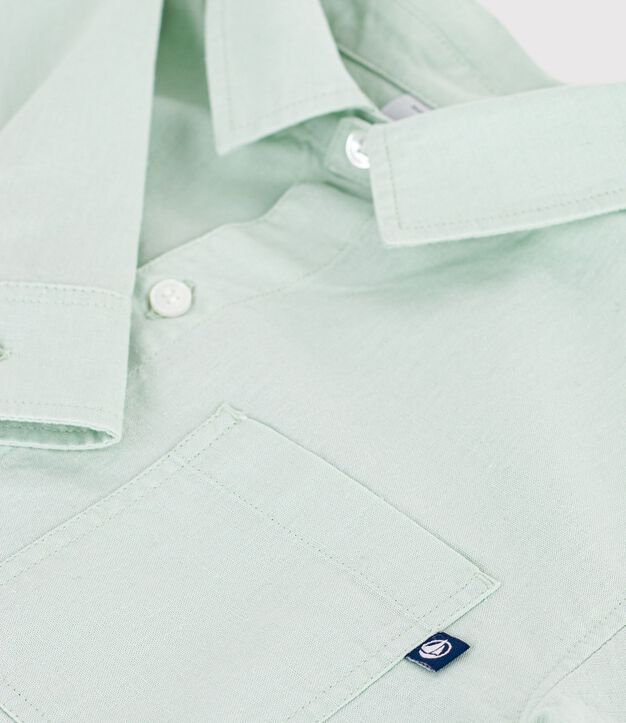 Children's long-sleeved plain cotton shirt SPRAY