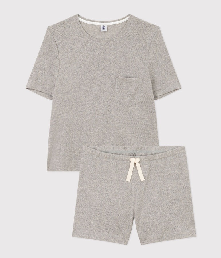 Women's Cotton Short Pyjamas grey